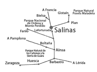 Location d'appartements, tourisme rural - Salinas de Sin -- Appartements Casa Borja --  Situation