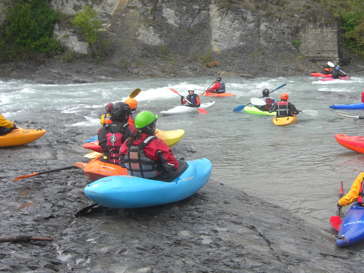 Descent of the Cinca River in Kayak